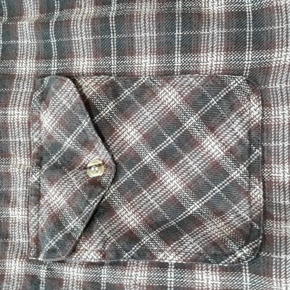 Vintage Sedgefield mens Jacket brown plaid sherpa lined Ramie cotton size XXL - Picture 7 of 13